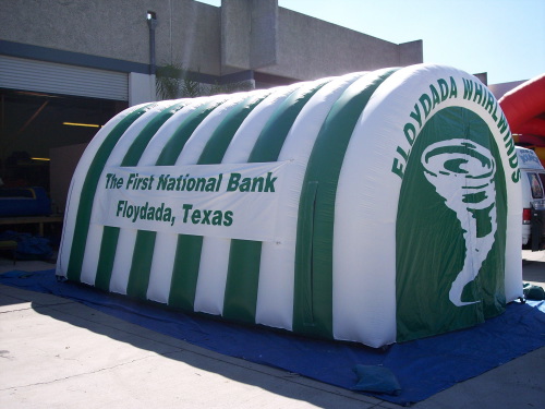 Sports Related Inflatables floydada tunnel